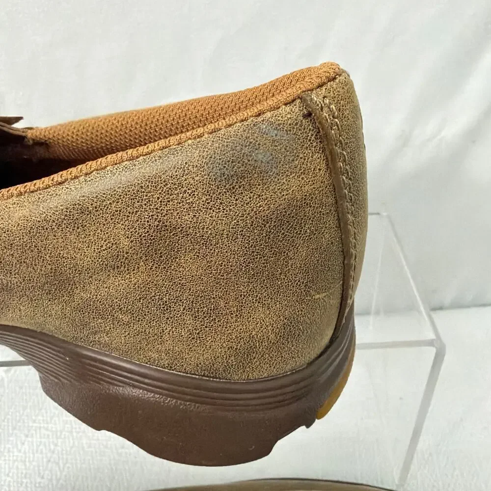 Twisted X Shoes Mens Size 7 M Crossover Slip On EVA Bomber Casual Brown Leather